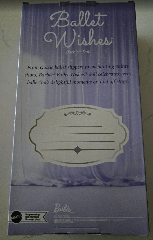 Barbie Signature Ballet Wishes 2026 doll first irl photos