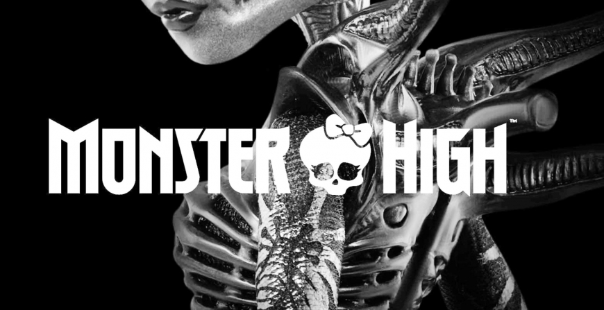 Monster High x Alien Skullector Xenomorph doll