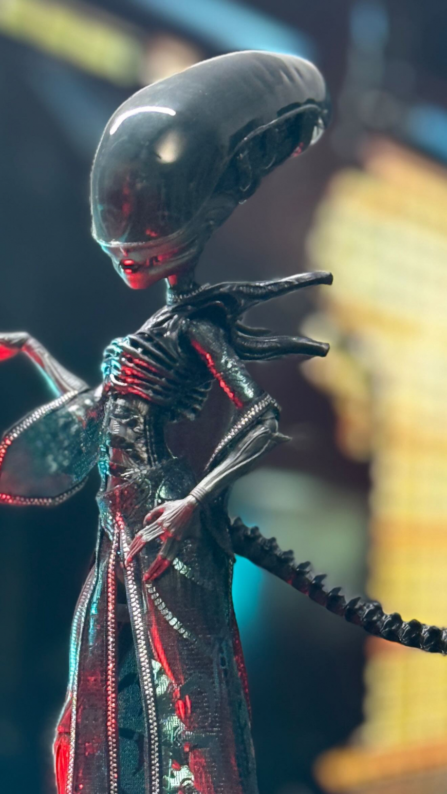 Monster High x Alien Skullector Xenomorph doll in real life photos