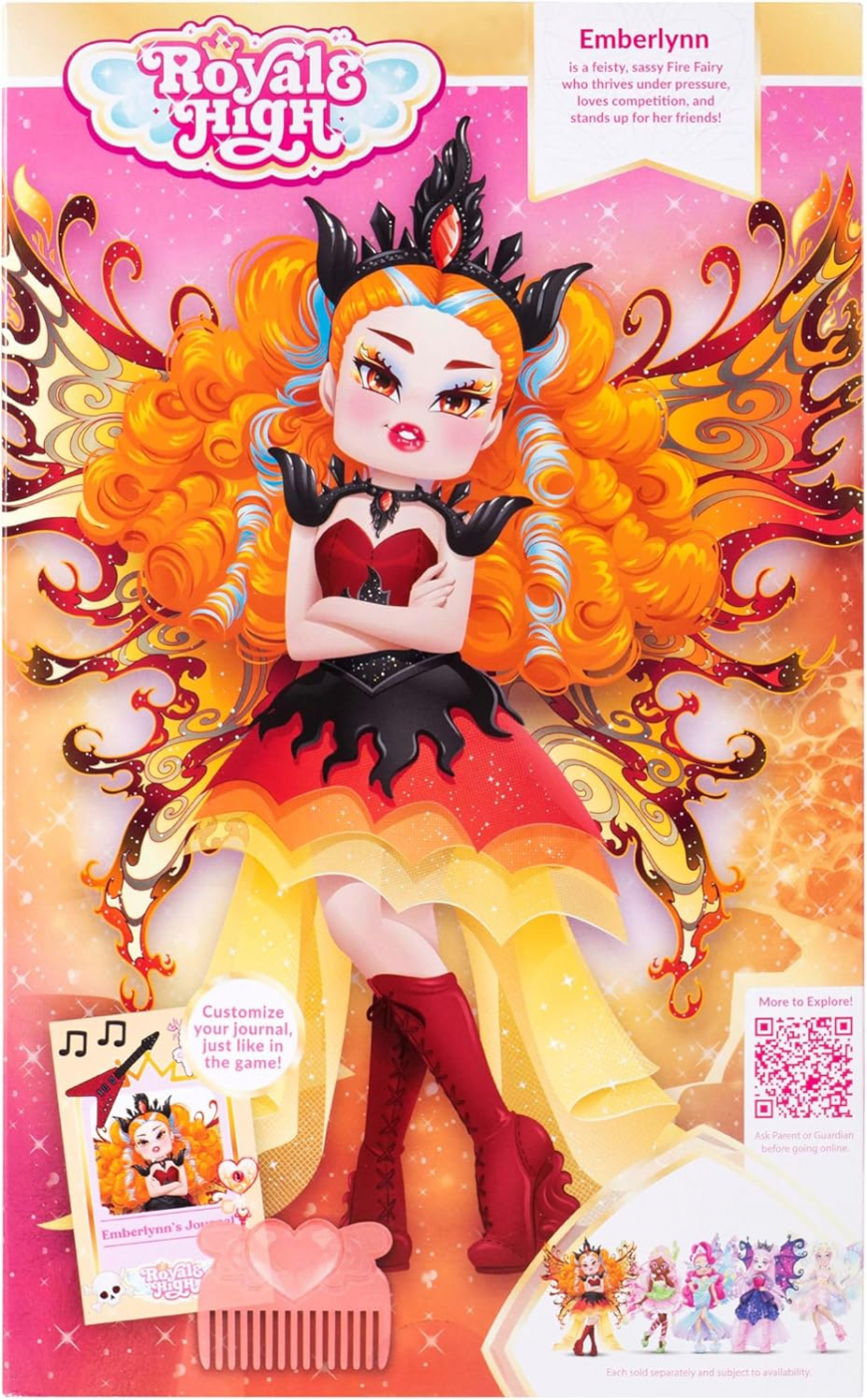 New Royale High Fire Fairy Emberlynn fashion doll 2025