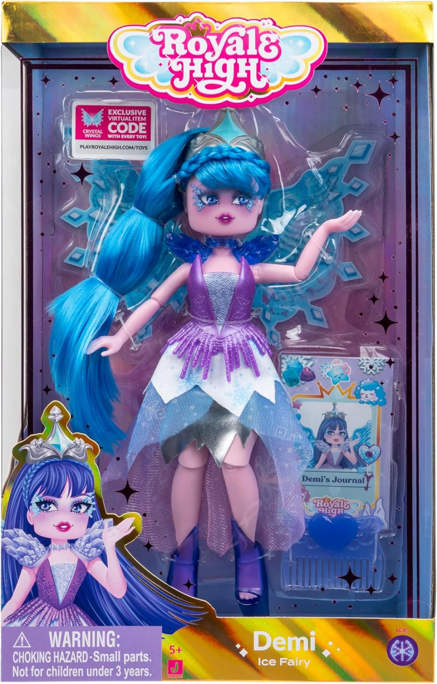 Royale High 9” Fashion Doll Demi The Ice Fairy