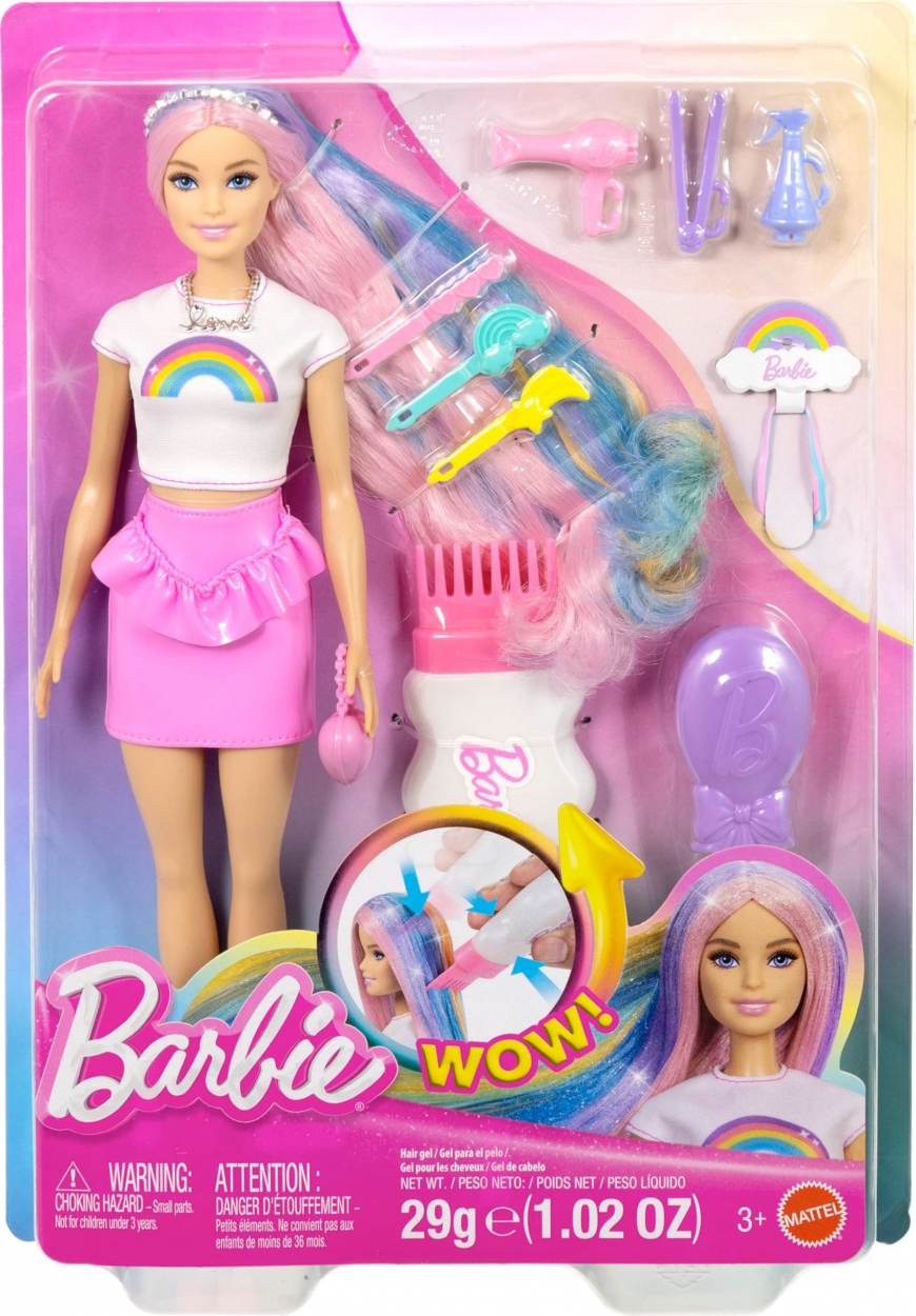 Barbie Rainbow Sparkle Hair doll JJP07