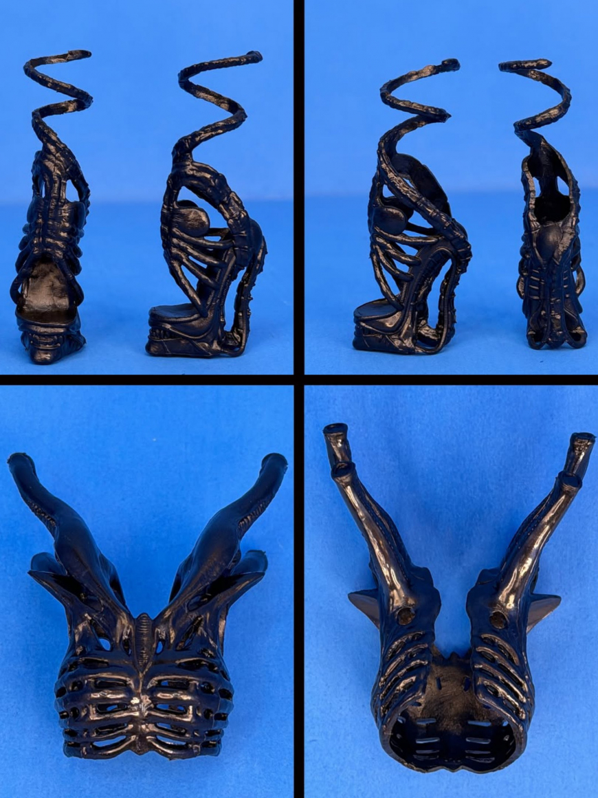 Monster High x Alien Skullector Xenomorph doll in real life photos