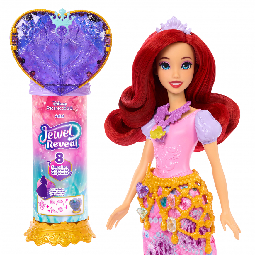 Mattel Disney Princess Jewel Reveal Ariel doll