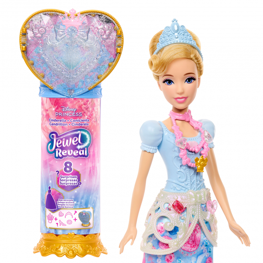 Mattel Disney Princess Jewel Reveal Cinderella doll
