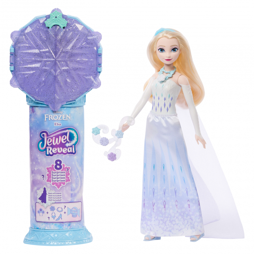 Mattel Disney Princess Jewel Reveal Elsa doll