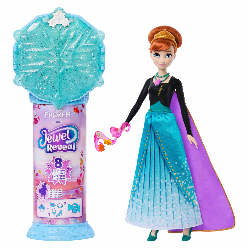 Mattel Disney Princess Jewel Reveal Anna doll
