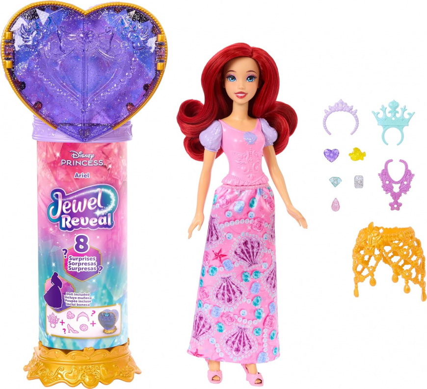 Mattel Disney Princess Jewel Reveal Ariel doll