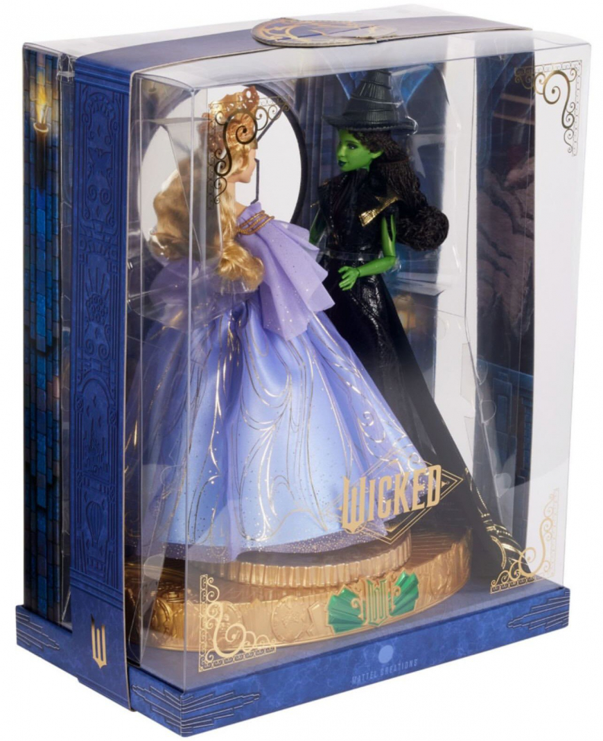 Wicked For Good Forever Changed Musical Keepsake 2-pack dolls set Glinda and Elphaba
