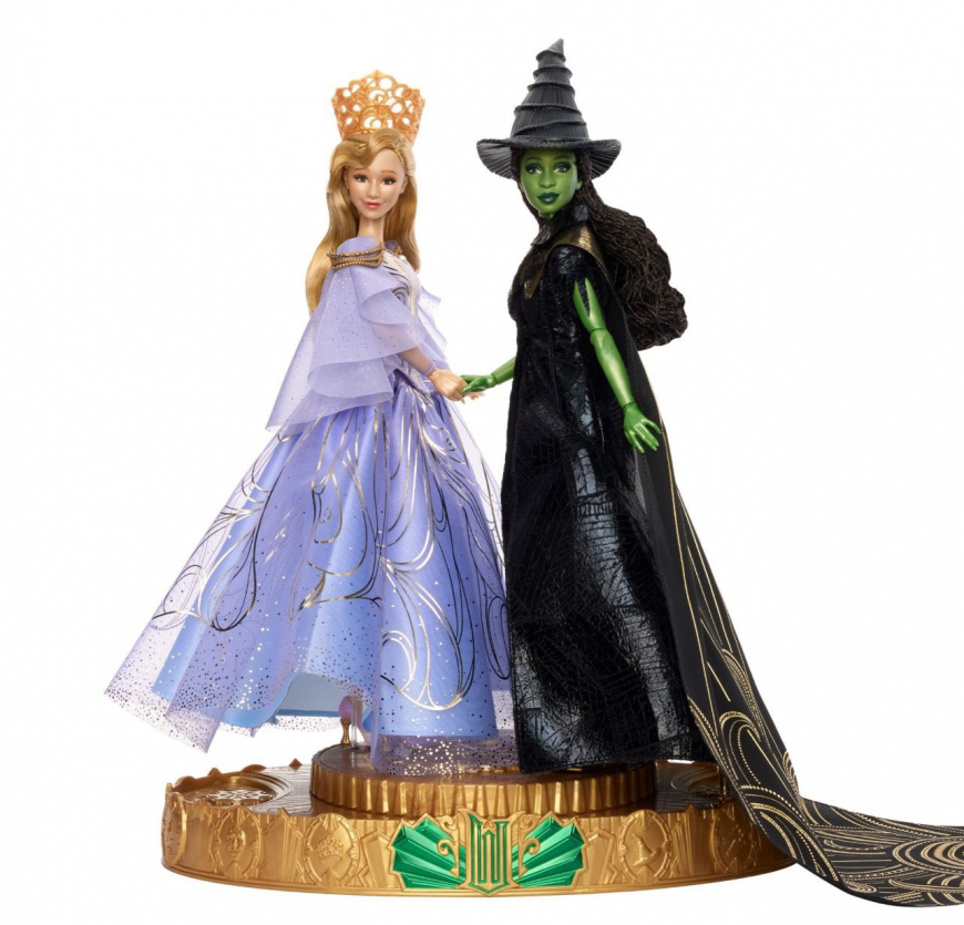 Wicked For Good Forever Changed Musical Keepsake 2-pack dolls set Glinda and Elphaba