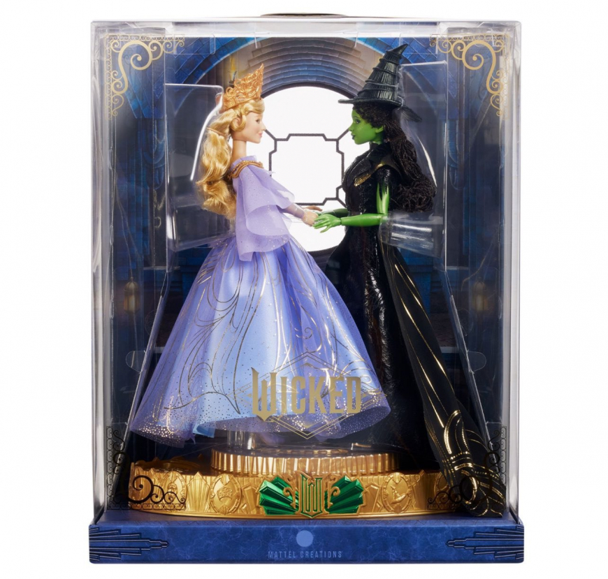 Wicked For Good Forever Changed Musical Keepsake 2-pack dolls set Glinda and Elphaba