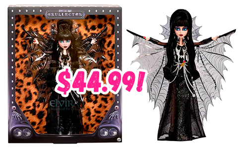 Monster High Skullector Elvira Mistress of the Dark doll 2025