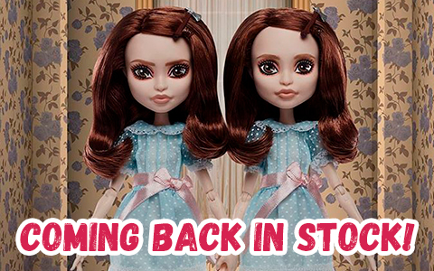 Monster High Skullector The Shining Grady Twins dolls are coming back in stock!