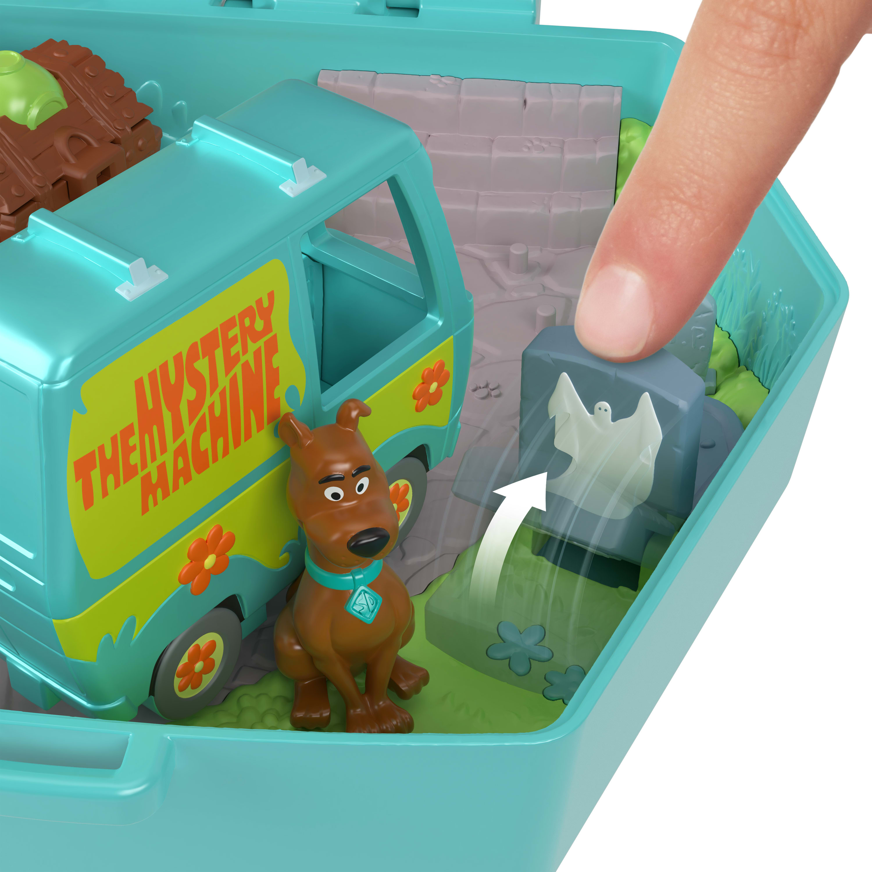 Polly Pocket Scooby-Doo The Mystery Machine compact with Scooby