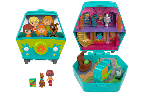 Polly Pocket Scooby-Doo The Mystery Machine compact with Scooby and Velma