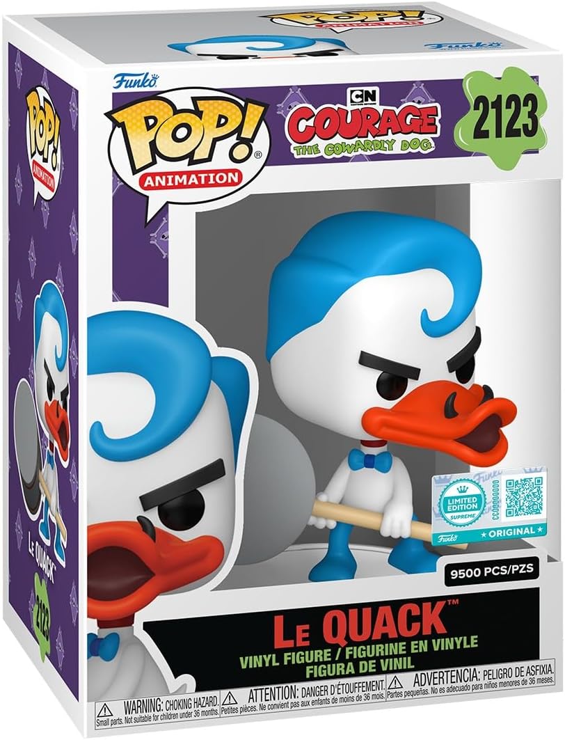 Funko Pop! Supreme LE: Courage The Cowardly Dog - Le Quack figure