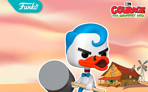 Funko Pop! Supreme LE: Courage The Cowardly Dog - Le Quack figure