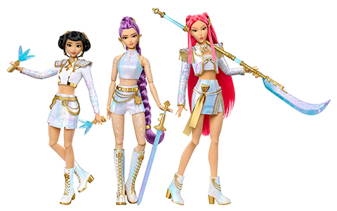 KPop Demon Hunters dolls from Mattel