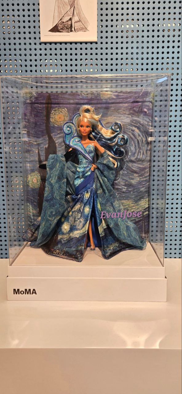 Barbie x MoMA Vincent van Gogh Doll in real life photos