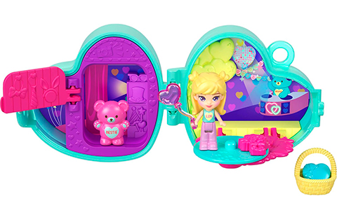 Polly Pocket x Sweethearts candy collaboration mini compact set
