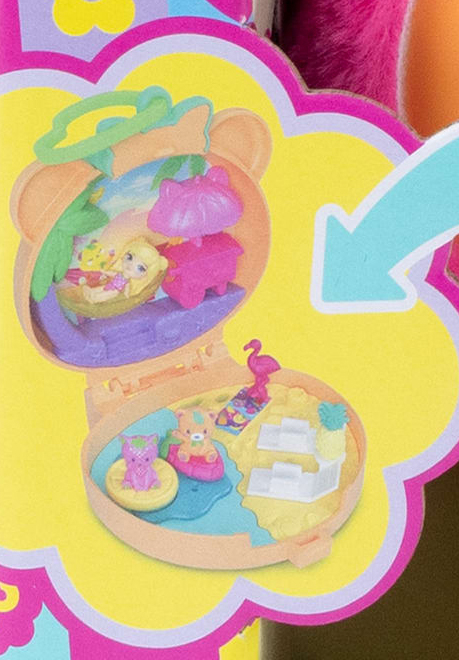 Polly Pocket Plushie Bear Compact