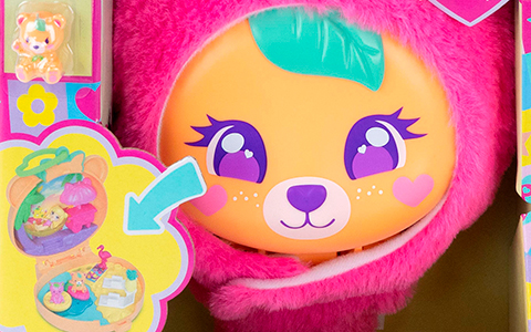 Polly Pocket Plushie Bear Compact