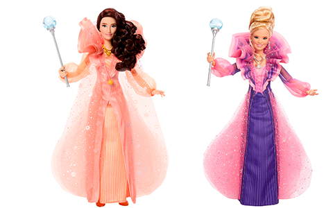 Idina Menzel and Kristin Chenoweth Wicked Magical Wise Woman Sun and Moon Deluxe fashion dolls