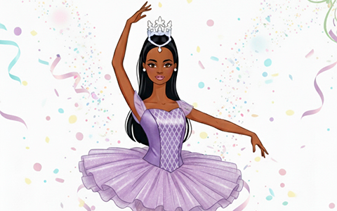 Happy Birthday Ballerina images - Barbie Ballet Wishes inspired