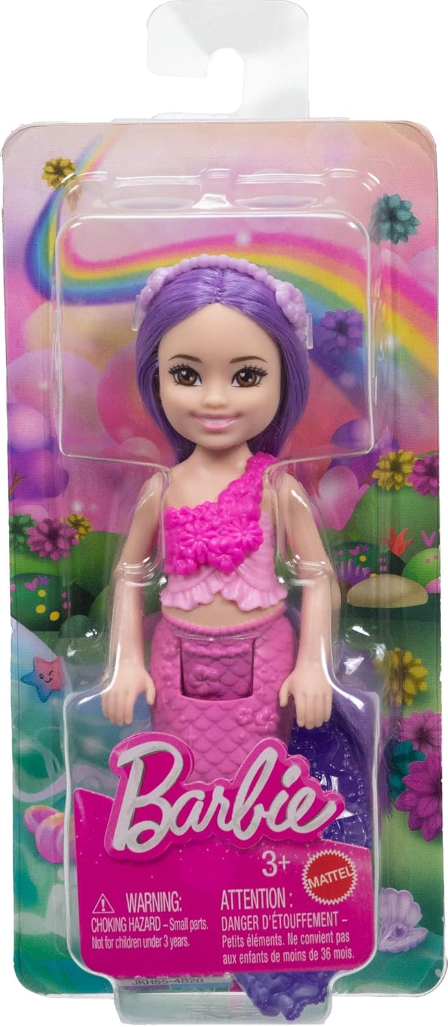 Barbie Chelsea Mermaid Small Doll with pink hair