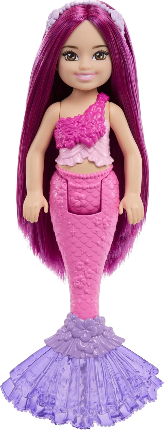 Barbie Chelsea Mermaid Small Doll with pink hair