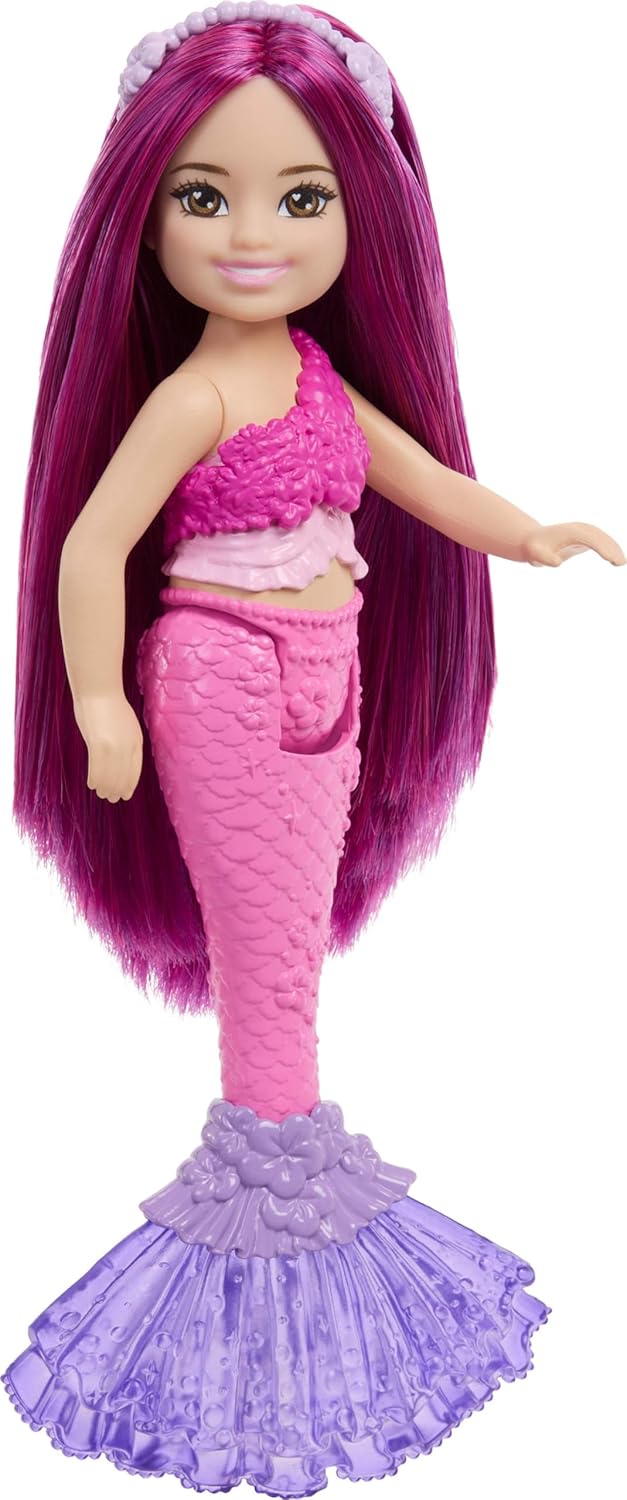 Barbie Chelsea Mermaid Small Doll with pink hair