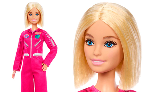 Barbie Careers Astronaut Fashion Doll with cute bob haircut