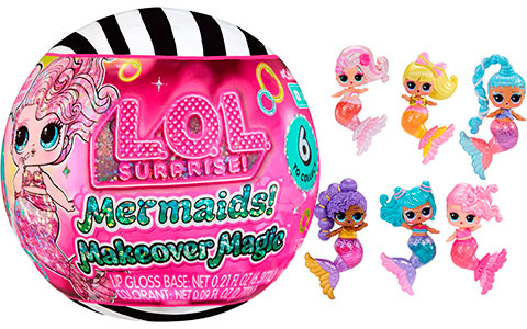 LOL Surprise Mermaids Makeover Magic Tots and Baby Sisters dolls