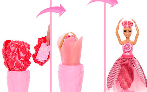 Barbie Petal Pop Flower reveal dolls