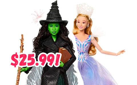 Wicked for Good Deluxe dolls on sale