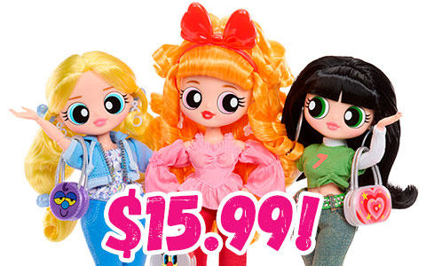 LOL Surprise OMG Powerpuff Girls dolls Blossom, Bubbles and Buttercup