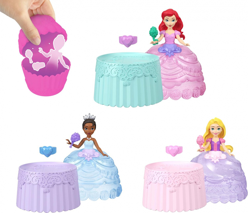 Disney Princess Valentine Cupcake Reveal dolls