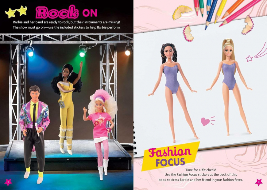 Barbie: Fashion Fun Stickers and Activities: Through the Decades