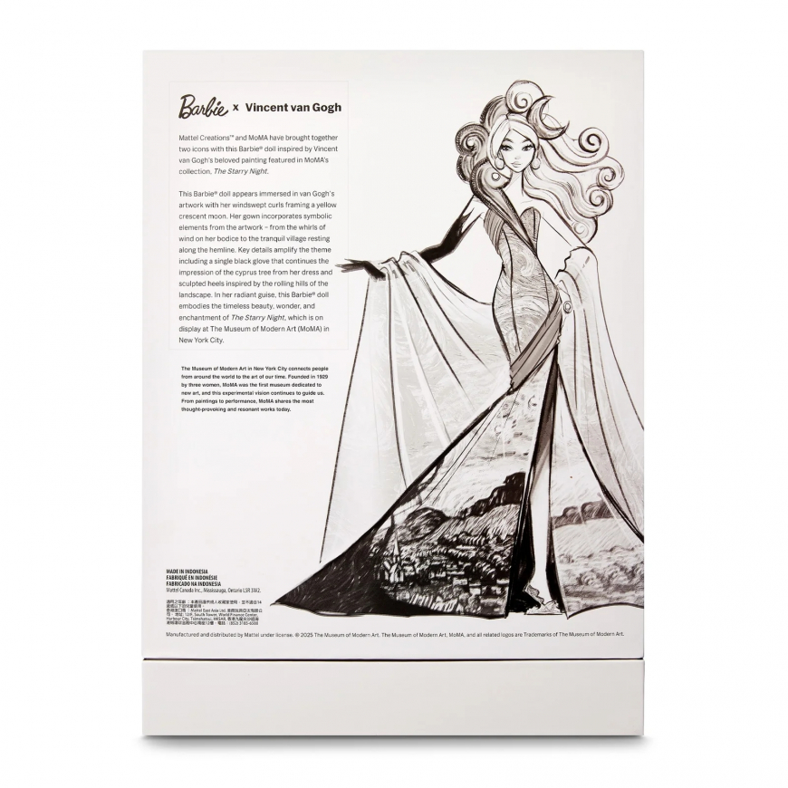 Barbie x MoMA Vincent van Gogh Doll