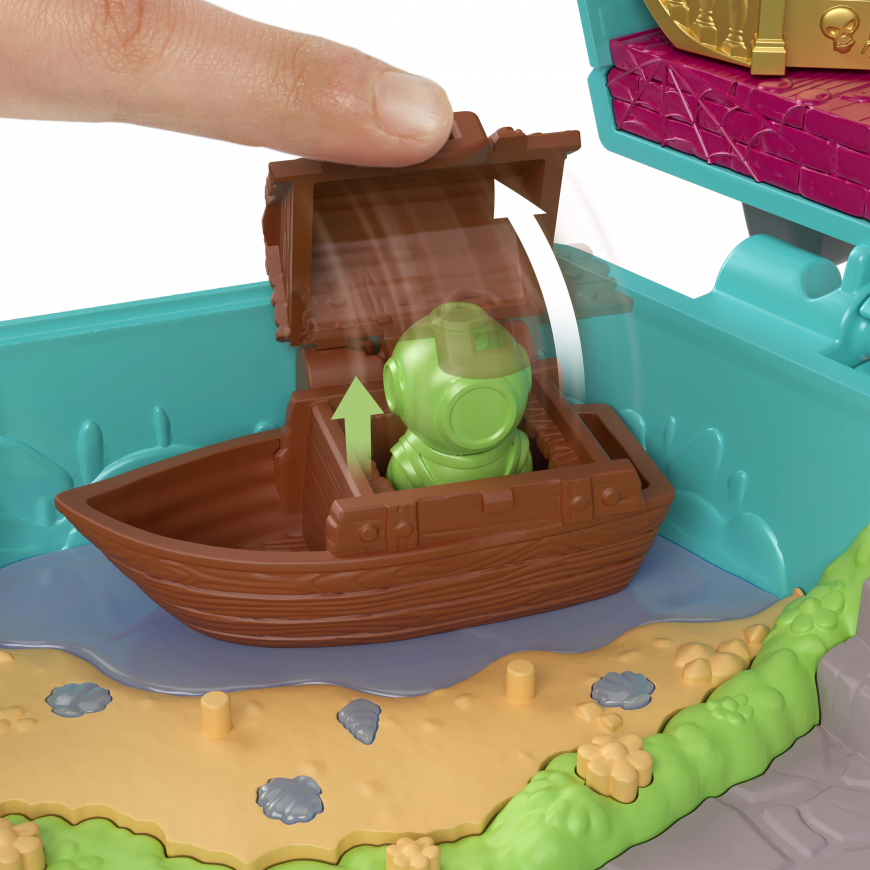 Polly Pocket Scooby-Doo The Mystery Machine compact with Scooby and Velma