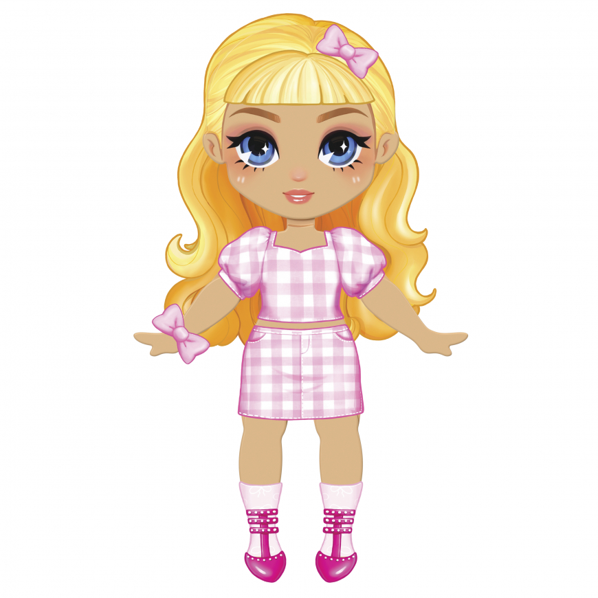 Barbie Stickee Style doll blond
