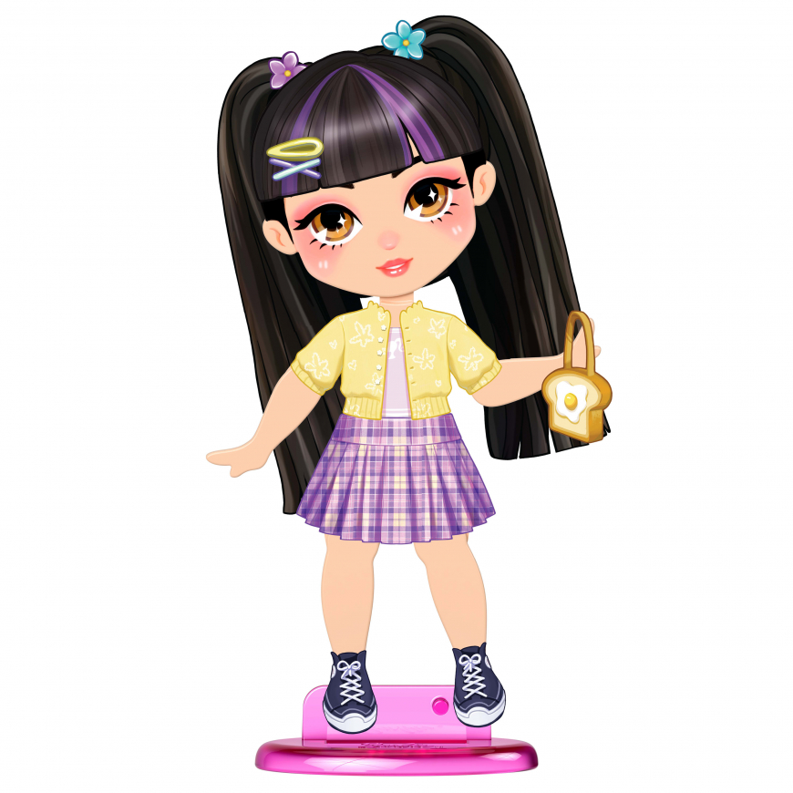 Barbie Stickee Style Brunette doll