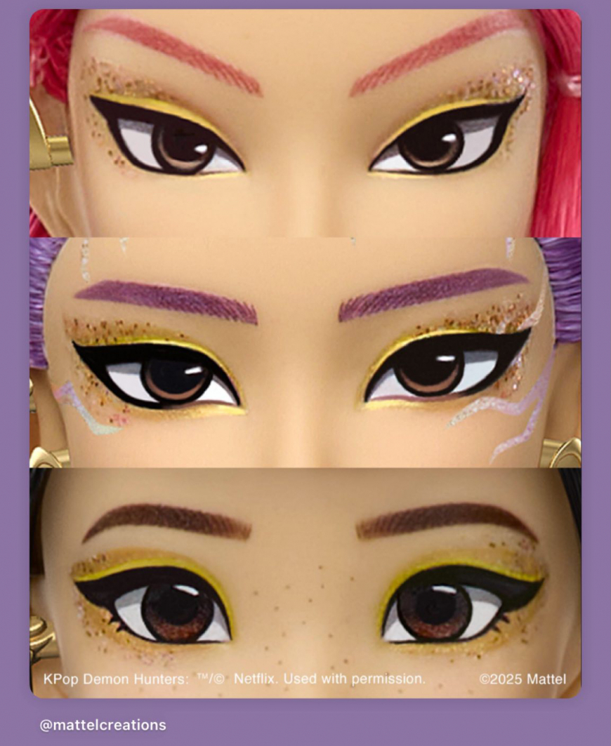 KPop Demon Hunters 3-pack dolls from Mattel