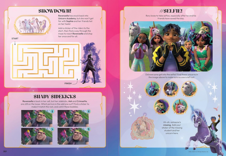 Unicorn Academy Sticker Activity Book