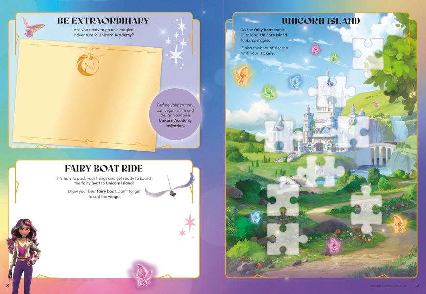 Unicorn Academy Sticker Activity Book