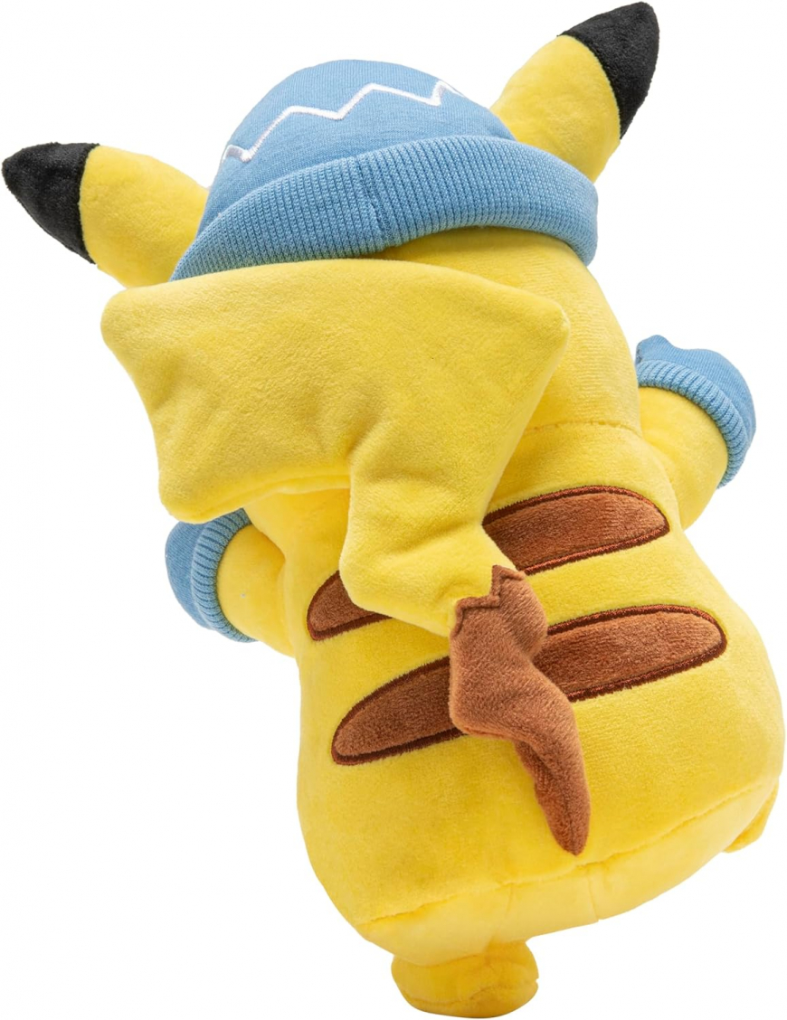 Pikachu Holiday Christmas Plush with Hat and Mittens