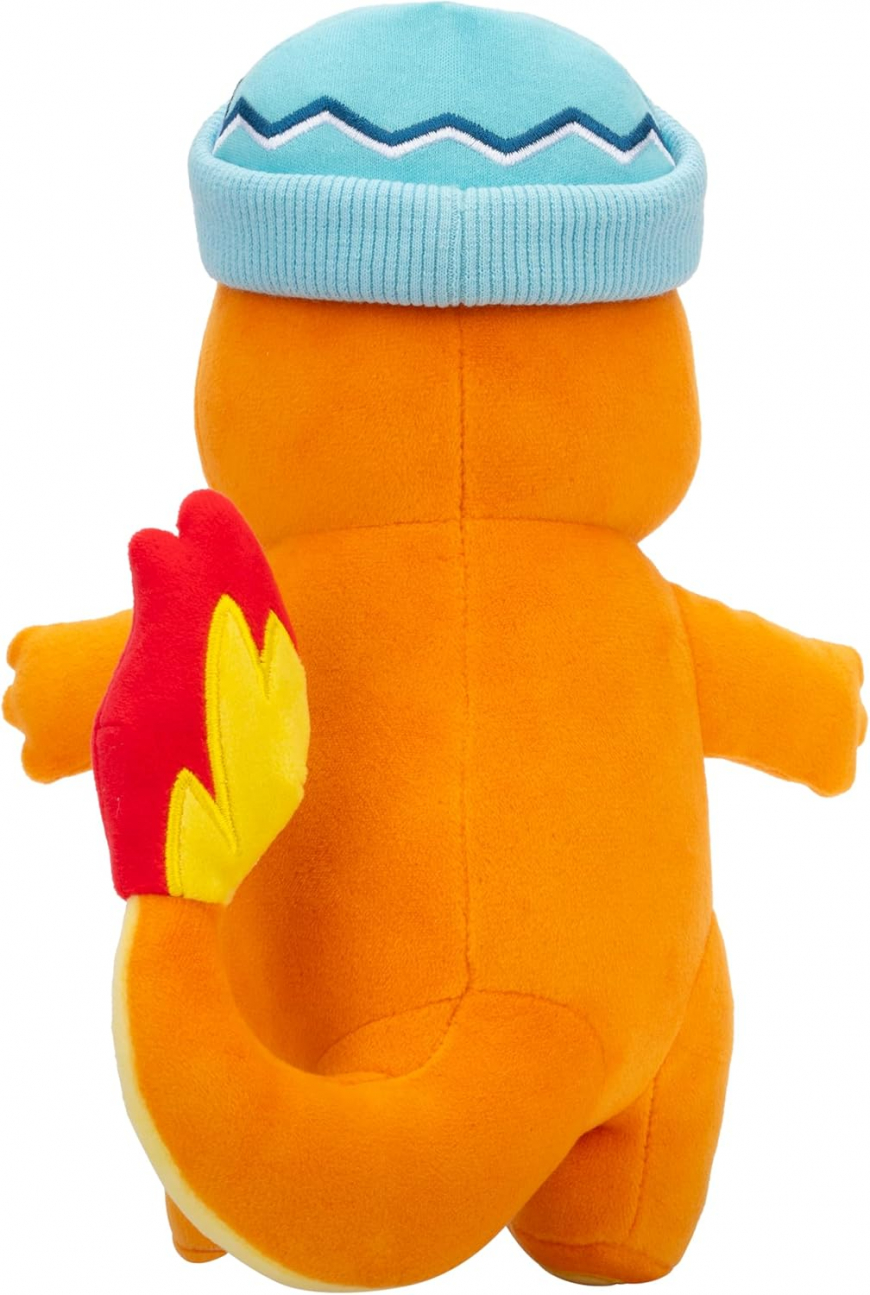 Charmander Holiday Christmas Plush with Winter Hat Accessory