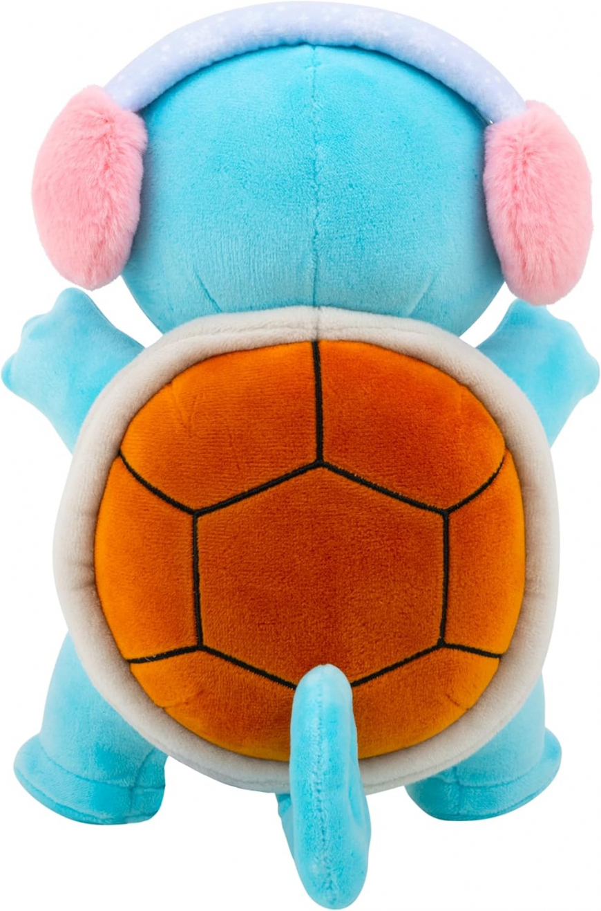 Squirtle Holiday Christmas Plush with Earmuff Accessory