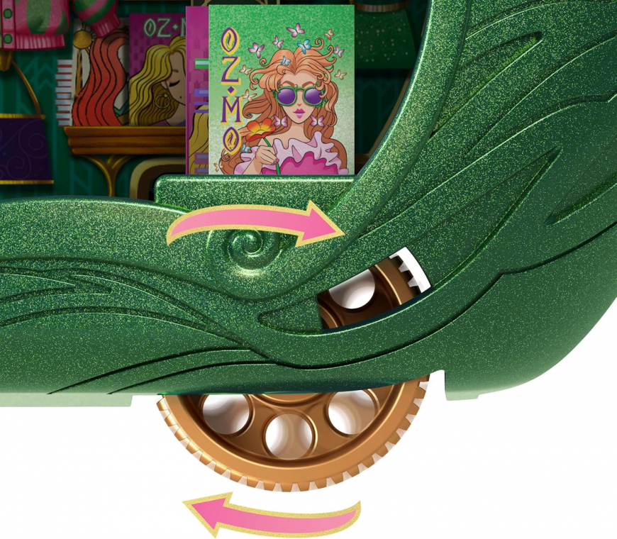 Wicked Emerald City Train Playset with Elphaba Small Doll