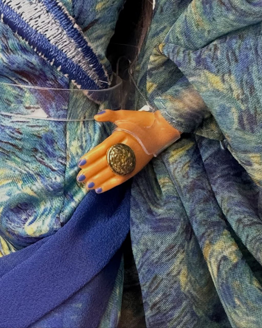 Barbie x MoMA Vincent van Gogh Doll in real life photos